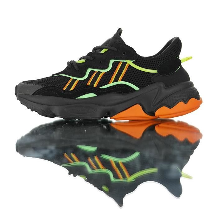 Maintenant disponible: Hommes Adidas Ozweego Blanc,/Jaune Chaussures  Satisfait ou Remboursé