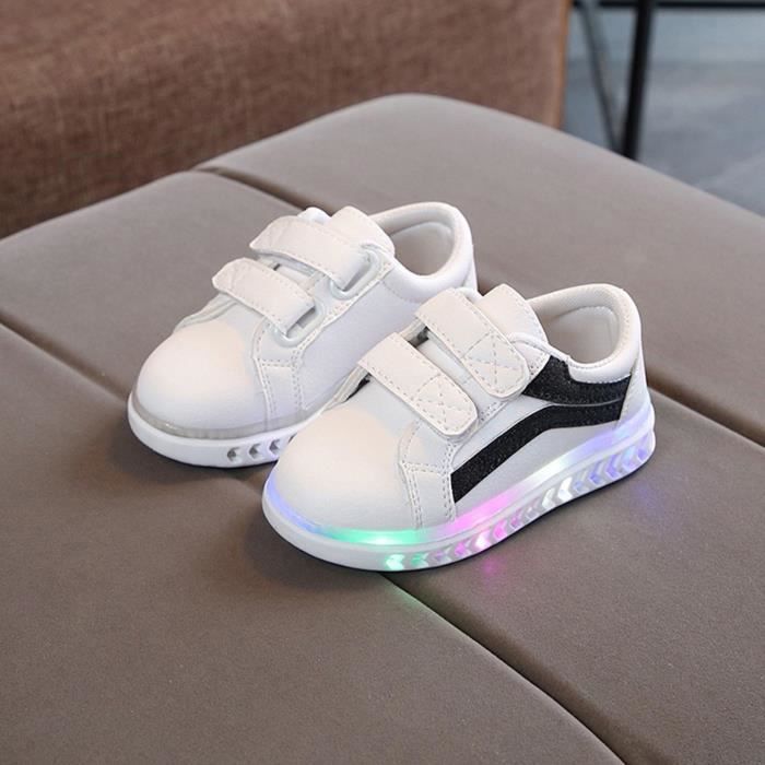 Chaussures Bébé Avec Lumières LED - Chaussures De Sport Clignotantes Pour Filles Et Garçons