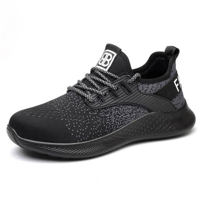 Avec coque en acier ALOFME Chaussures de sécurité S3 pour homme et femme Légères