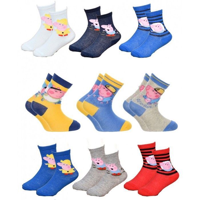 Chaussettes Pack Gar on PEPPA PIG Pack de 9 Paires Chaussettes
