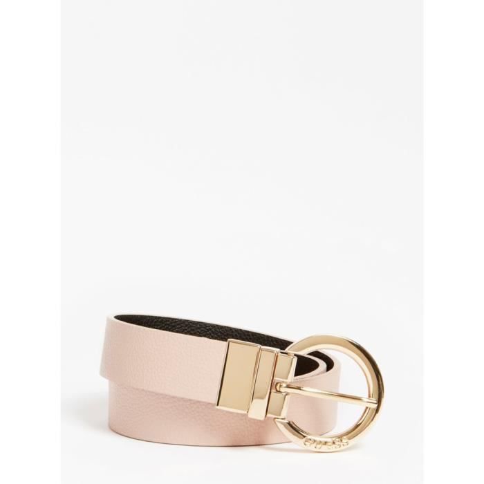 Doudoune Capuche Guess Rose Clair - Taille S - Veste Matelassée Légère - Occasion Très Bon état