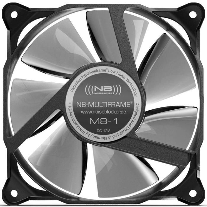 Ventilateur pour boîtier PC NOISEBLOCKER Multiframe M8 S3 80mm Aluminium