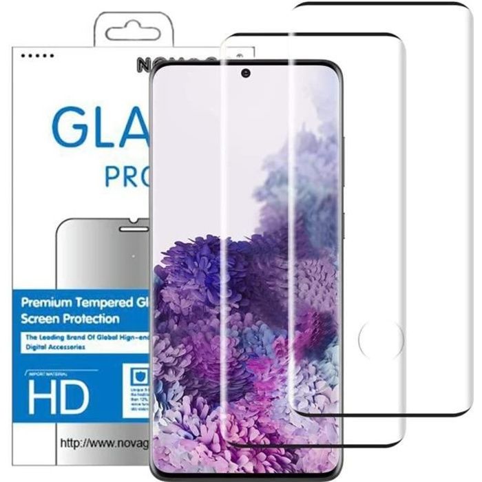 2 Films de protection écran verre trempé incurvé 3D pour Samsung