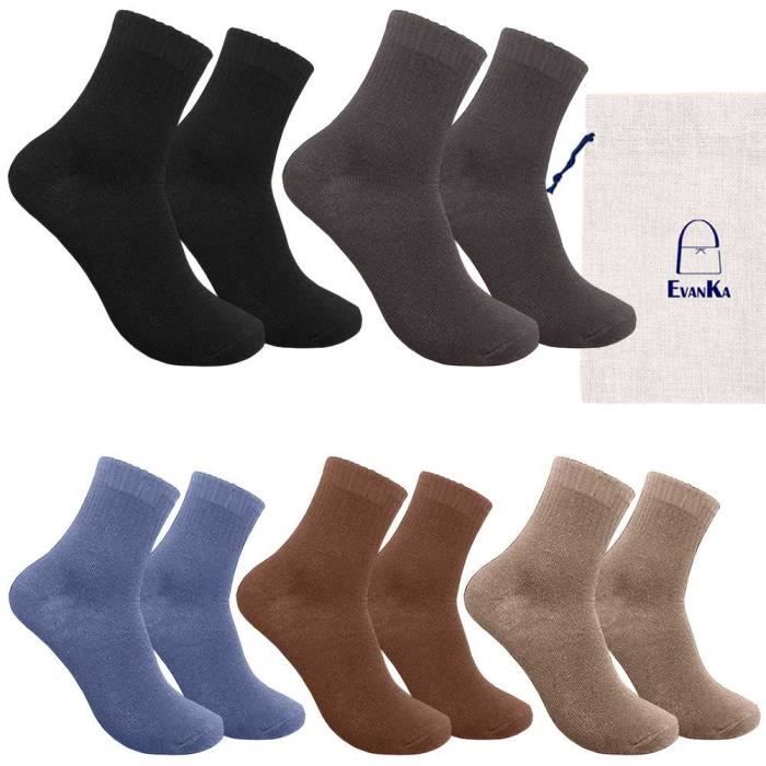 Chaussettes de compression pour femmes et hommes, 6 paires, bas de