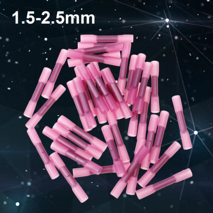 Lot De Connecteurs Sertis 3M Rouge 22-18 AWG - Pour Câblage Marine, Qualité Professionnelle