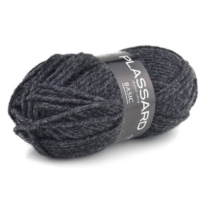 Laine à Tricoter Plassard Basic 327 - Couleur Ecru, Pelote, Made In France