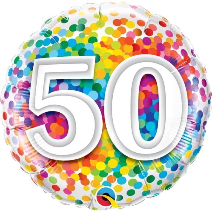 Ballon Anniversaire 50 Ans Rainbow Confetti 45 Cm Achat Vente Ballon Decoratif Cdiscount Ballon Anniversaire 50 Ans Rainbow Confetti 45 Cm Achat Vente Ballon Decoratif Cdiscount