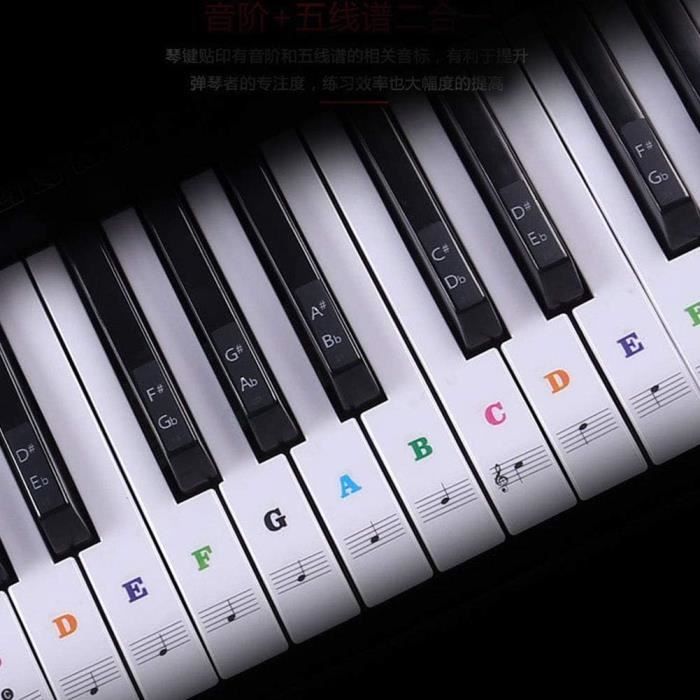 Belfort ® autocollants pour notes de piano + clavie der beste Preis Amazon in Sa Belfort ® autocollants pour notes de piano + clavie der beste Preis Amazon in Sa
