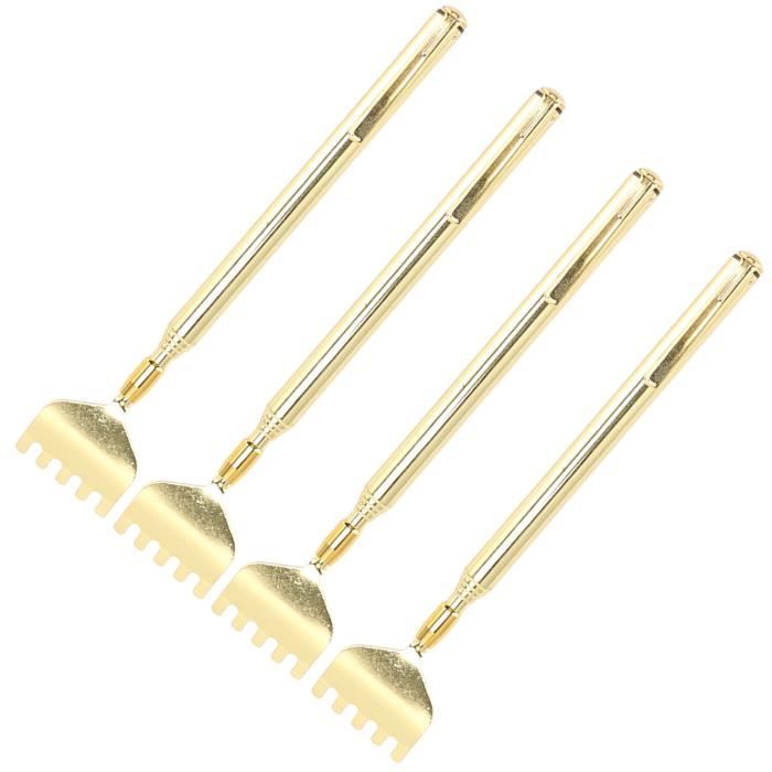 Gratte-dos Télescopique Portable En Acier Inoxydable – Longueur Réglable 21 à 68 Cm – Neuf