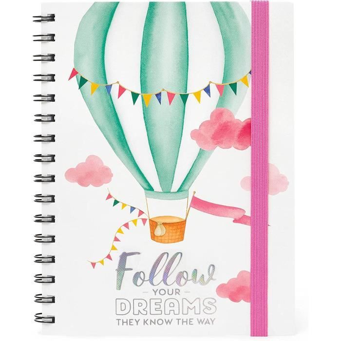 Cahier Legami Pages Blanches A5 - Papier FSC 100g/m², 80 Pages, Design Tarot