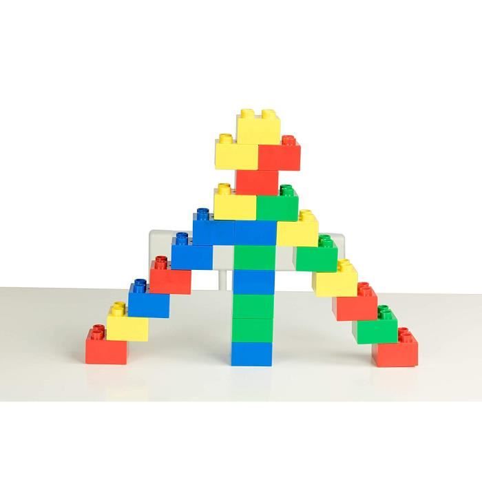 Vert pour Enfants de 3 Ans et Plus Bleu Ensemble de Grosses Briques Classiques Big Briks Rouge Jaune Compatible avec Les Grandes Marques de Grosses Briques 24 Big Briks Strictly Briks 