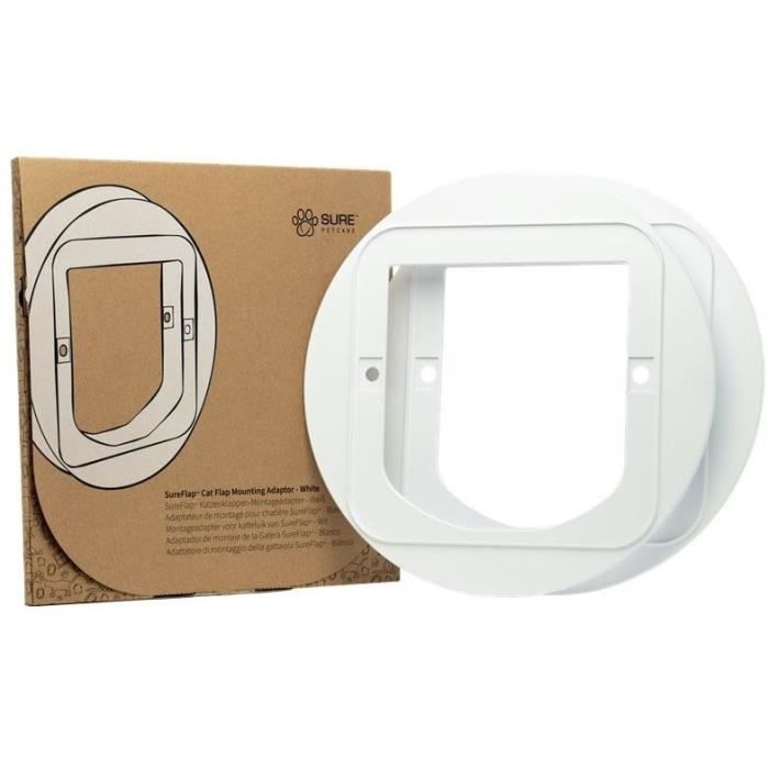 SUREFLAP Adaptateur de montage pour chatière - Blanc