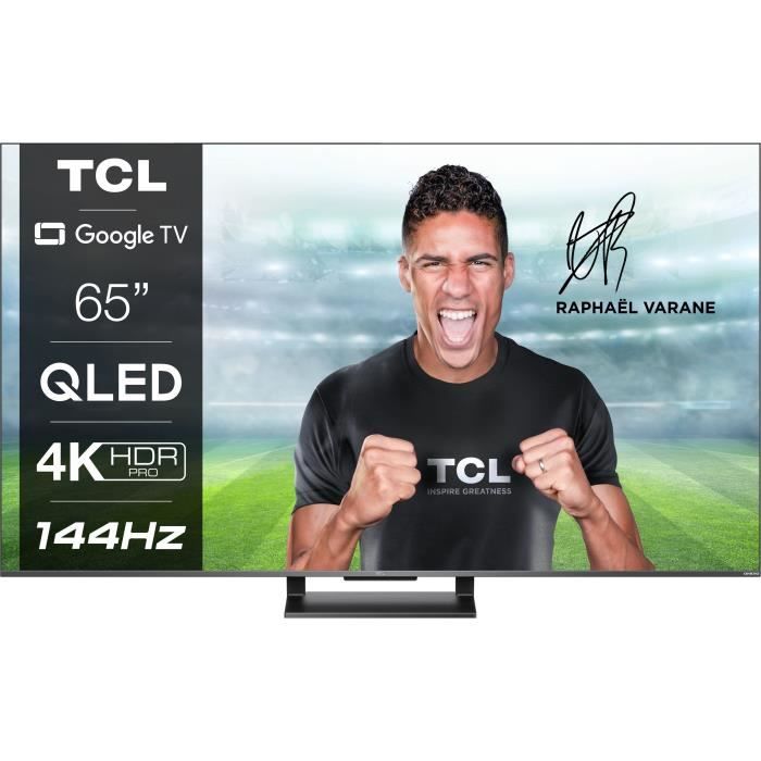 TV QLED TCL 65C731 - 65'' (165cm) 4K UHD - Smart TV Google - Dalle