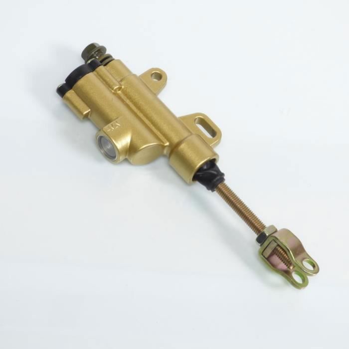 Maître-cylindre Frein Avant Pour Scooter MBK Rocket 50 2004-2009 - Diamètre Piston 12,85 Mm - Avec Capteur Et Bocal - 4