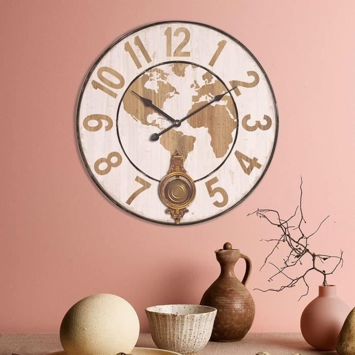 Élégante Horloge Murale Lumineuse Fonctionnement Silencieux 30CM pour