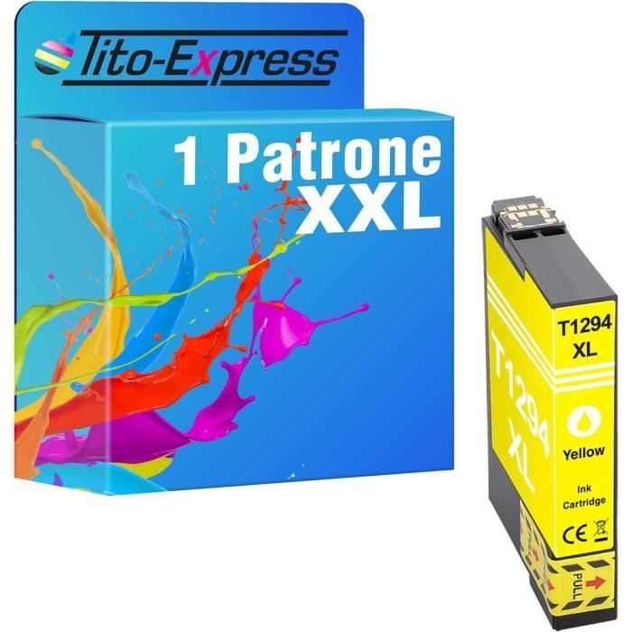 Cartouche d'encre originale Epson T1294 Jaune main image 1