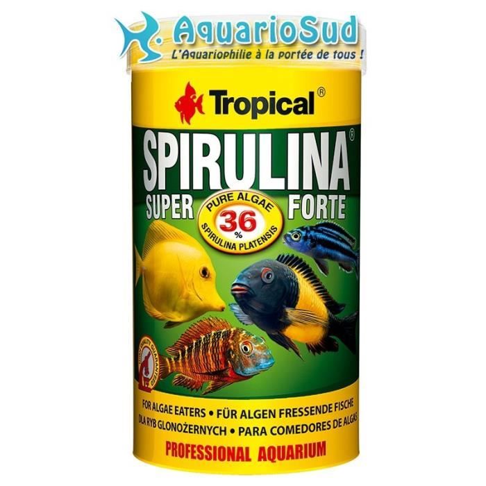 Comparer les prix de TROPICAL Spirulina Forte Granulat - 250ml
