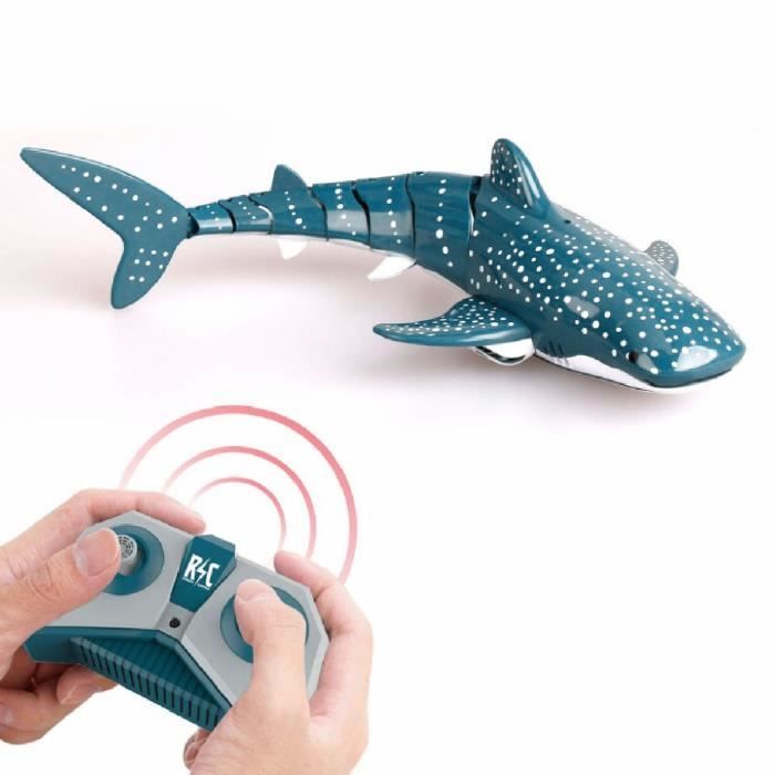 Jouet Baleine Télécommandé 2.4GHz - Avec Jets D'eau - Pour Piscine Et Bain - Enfant 6+ Ans