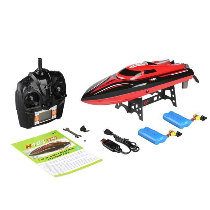 Bateau De Vitesse 2.4G Bateau Télécommandé Extérieur Sans Fil Pour Adultes Et Enfants Recharge