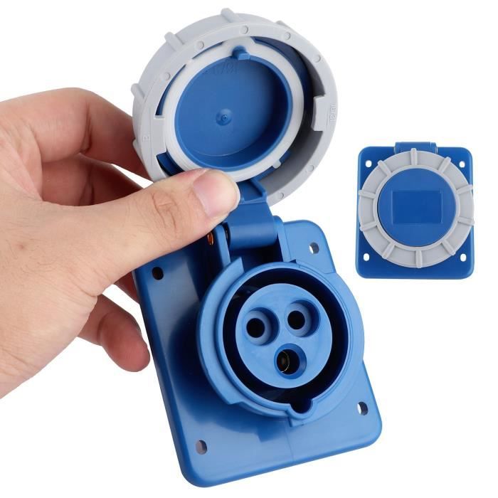 PRISE DE CONNEXION D'alimentation Chasse D'eau 220 V 16A 3 Broches IP44
