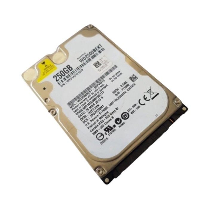 Western Digital Scorpio WD2500BEKT 250 Go - vue 2