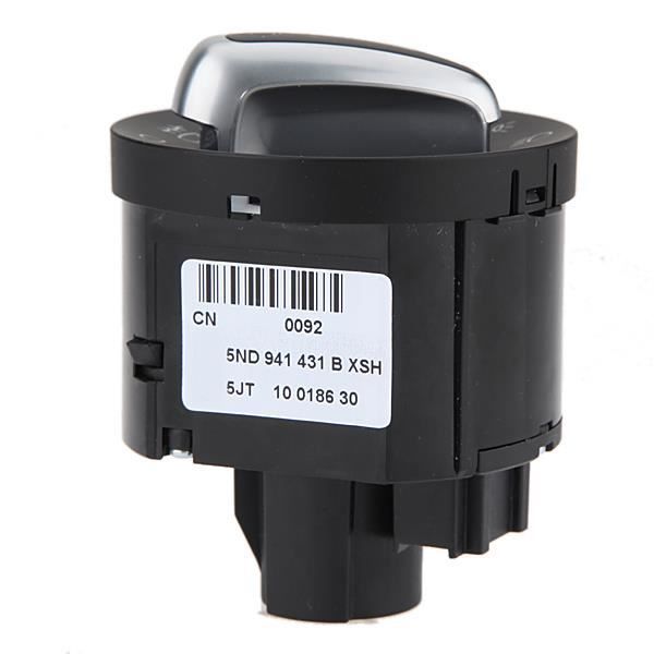 Chrome Headlight Fog Lights Switch pour VW Passat CC B6 Jetta Golf MK5