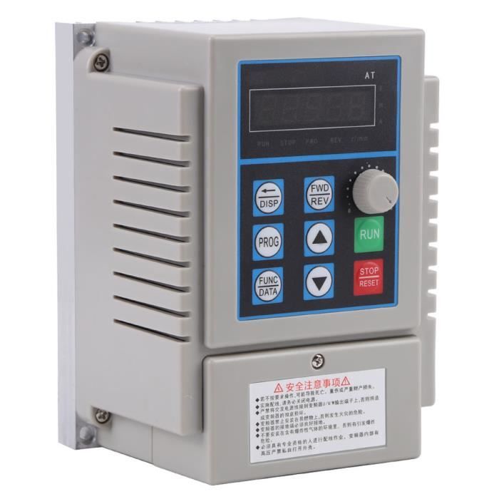 Contrôleur De Vitesse VFD Variateur De Fréquence 0,75 KW 220V - Performances Élevées