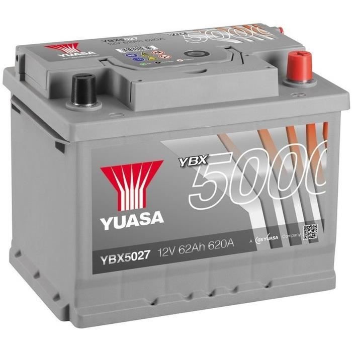 YUASA Silver High Performance Batterie Auto 12V 62Ah 600A - Cdiscount Auto