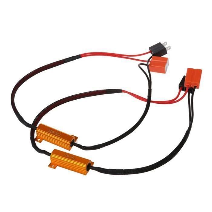2 Résistances 50W Canbus Pour LED 7440/7443 - Décodeur Sans Erreur - Phare Voiture