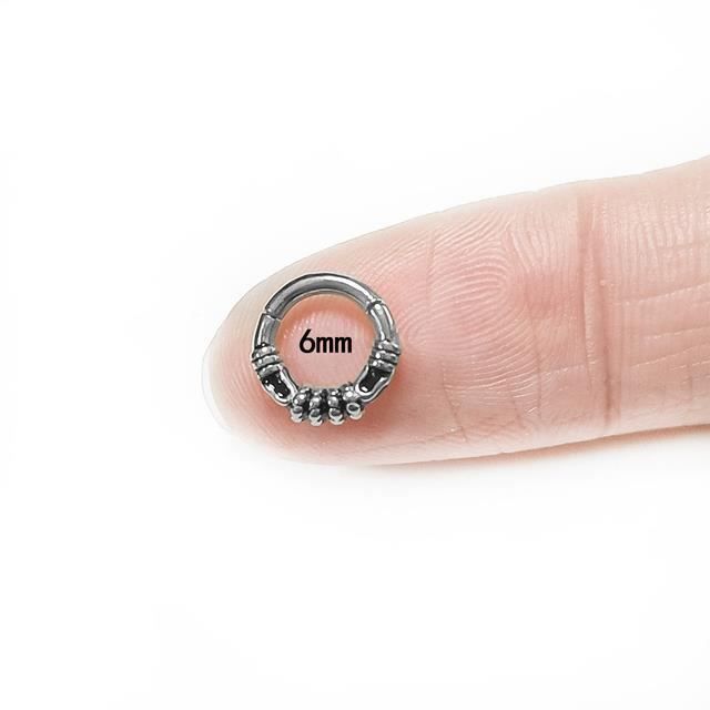 Anneau Nasal/segment Piercing Nez Lèvres Septum Oreille - Acier Inox Z569 - Neuf Avec étiquette