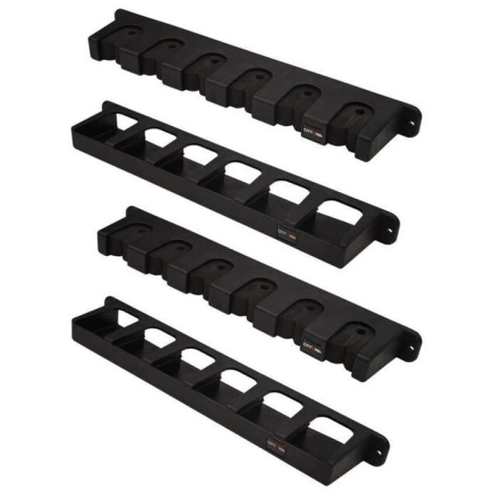 Support Mural Pour Cannes à Pêche - 6 Tiges, Fixation Mur/plafond