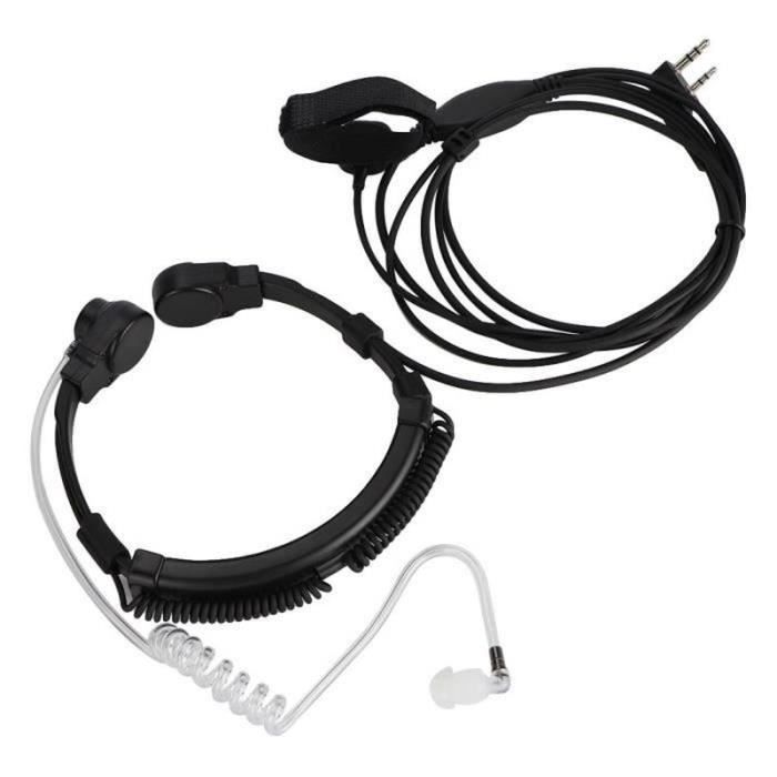 Casque Écouteur Micro Tactique Gorge - U94 PTT Réduction Bruit Pour Talkie-Walkie TK-3107 UV-5R BF-888S