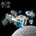 LEGO® 60349 City La Station Spatiale Lunaire, Ensemble Inspiré de la NASA, Jouet sur l'Espace, avec Astronautes, Enfants 6 Ans-1