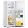 RADIOLA - RADP132W - Réfrigérateur 2 portes - 132L (98+34) - Froid statique - 2 clayettes verre - Porte réversible - Blanc-1