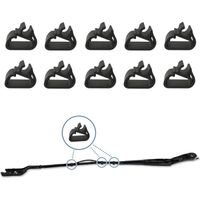 Lot De 10 Clips De Fixation Pour Essuie-glace - Compatible Peugeot 3008/5008, Citroën C5, DS7 | Pour Bras Essuie-glace Avant, Fixation Tuyau - 8