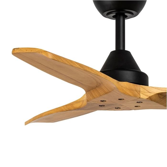 Ventilateur de plafond avec lumière LED et effet RGB pales rétractables