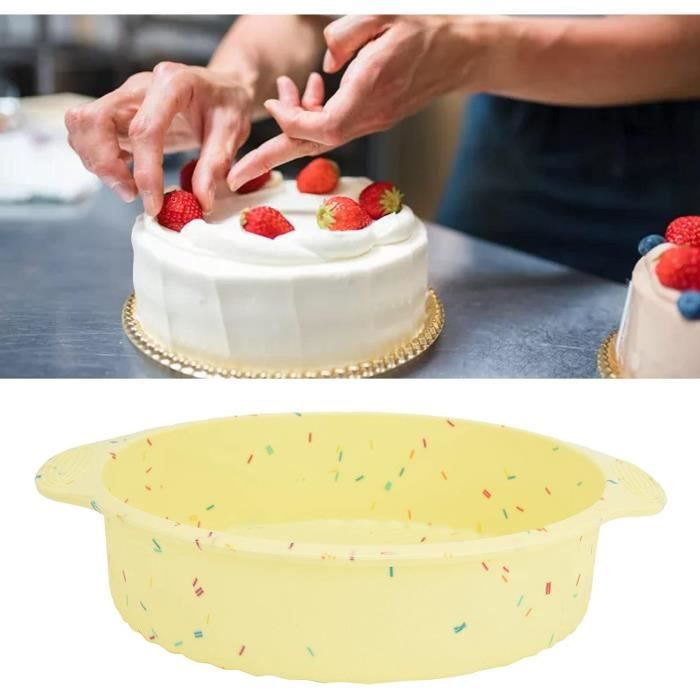 Moule à gâteau rond en Silicone haut de gamme, rectangulaire, résistant aux  hautes températures, four antiadhésif