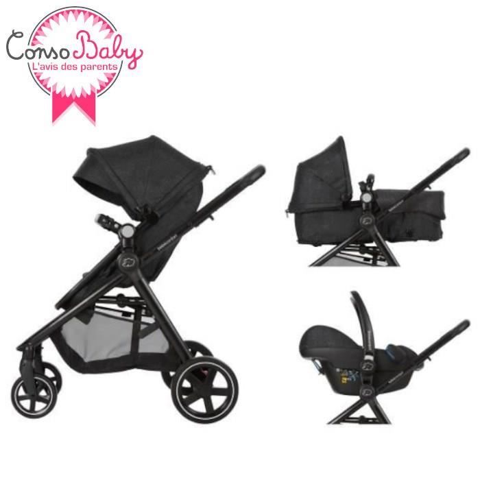 BEBE CONFORT Poussette citadine naissance Stella, 4 roues, Essential  Graphite - Cdiscount Puériculture & Eveil bébé