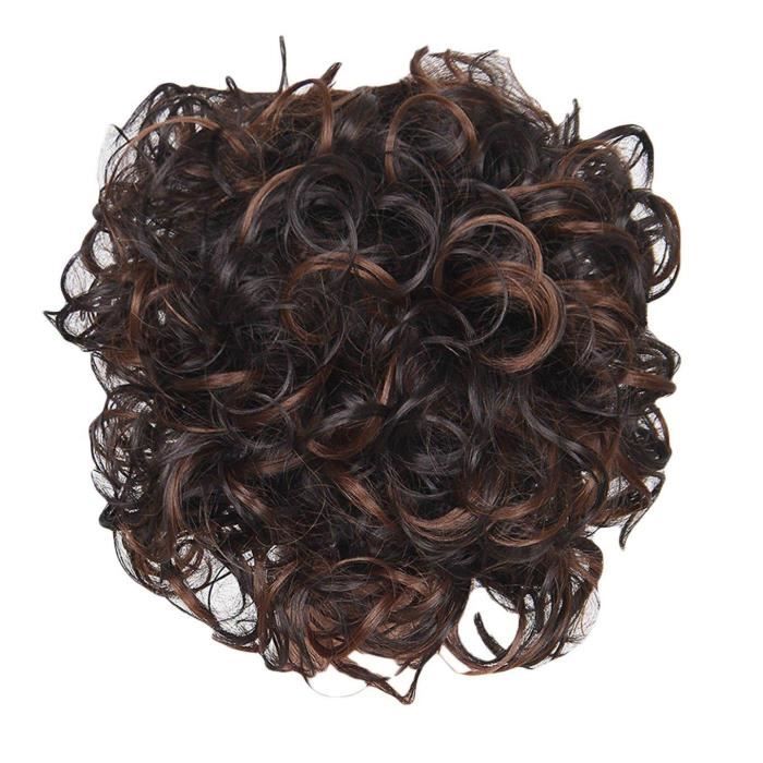 Perruque Femme Mobok - Perruque Cheveux Naturels 43 CM - Postiche - Lavable  