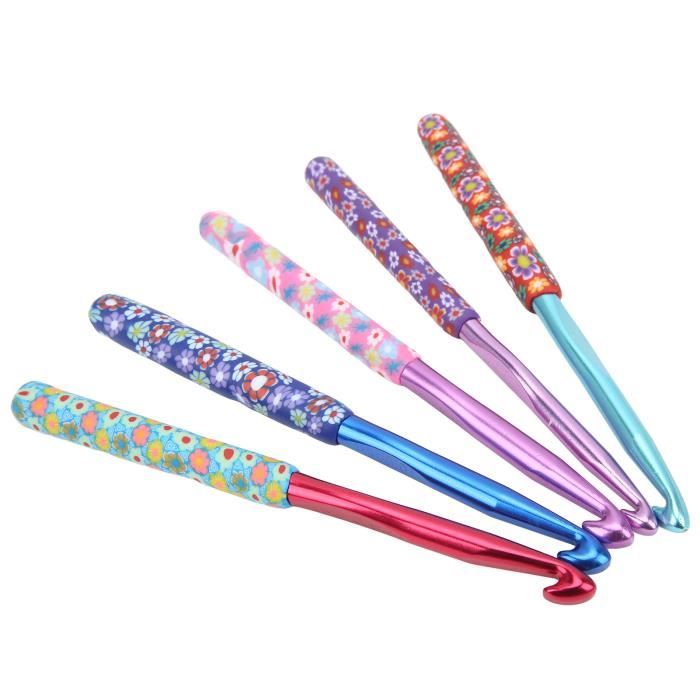 Crochets - SURENHAP - Ensemble de 5 pièces - Ergonomiques - Aluminium ...