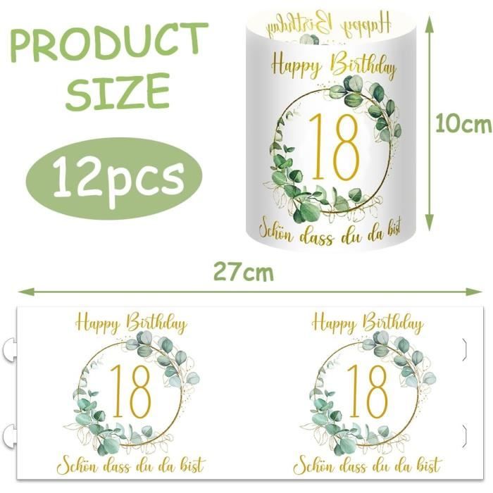 Photophore Anniversaire 50 Bougies Chauffe-plat Pour Illuminer Vos