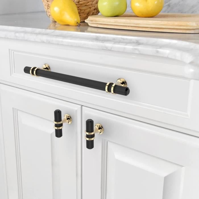 Poignée De Meuble Rivet, Zamak Noir Patiné, Entraxe 192 Mm | Leroy Merlin