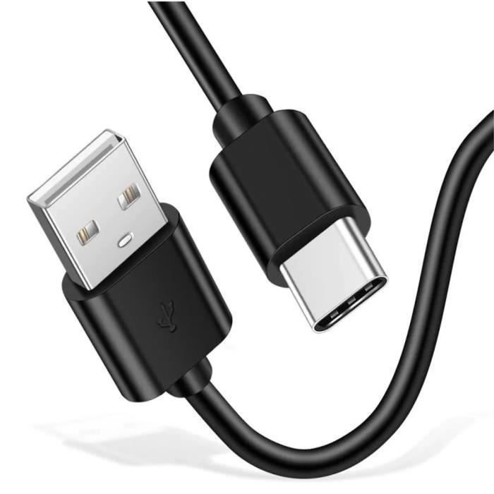 2 pack] Câble Nylon Tressé Noir Type USB-C 1M pour Samsung galaxy S20 - S20  plus - S20 ultra - S20 FE [Toproduits®] - Cdiscount Téléphonie