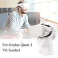 Écouteurs filaire pour Oculus Quest 2 VR, casque d'écoute avec basses profondes, 3D, son à 360 degrés WHITE -WL1978-2
