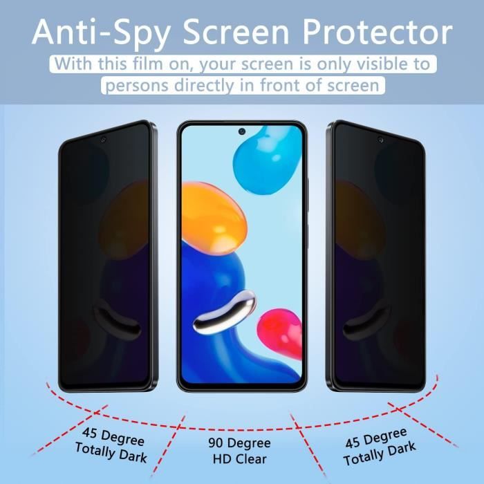 TUTUO [2+2 Pièces Compatible avec Xiaomi POCO M4 Pro 4G 6.43 Verre Trempé Protection  écran + Caméra Arrière Protecteur, Protection Film [sans Bulles]  [Anti-Rayures] [HD] [Facile à Installer] : : High-Tech