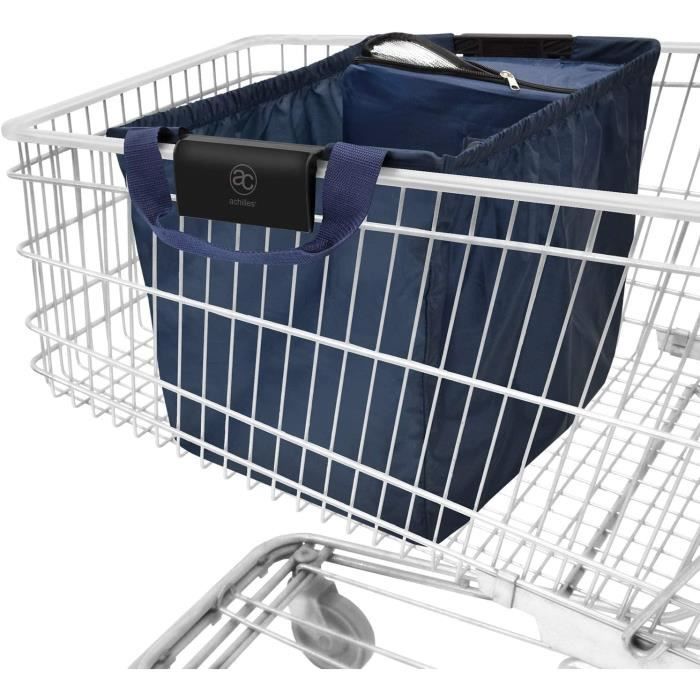 LIWI achilles Sac pour Chariot de supermarch Pliable avec Insert