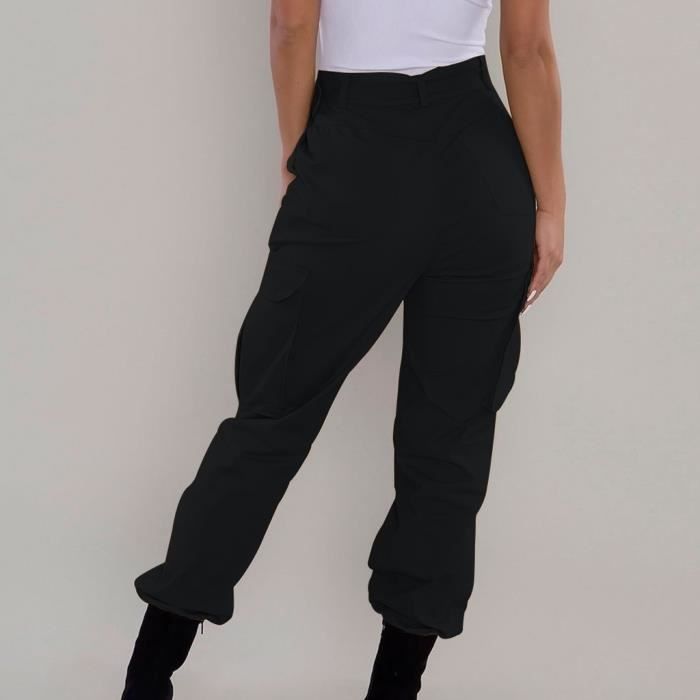 Pantalon militaire hotsell femme noir