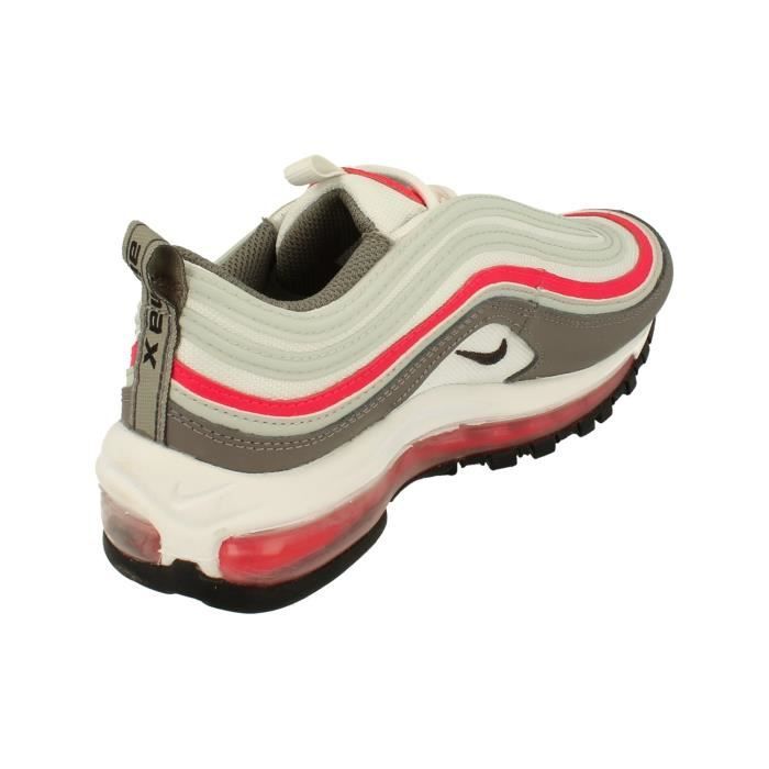 Baskets de running Nike Air Max 97 GS pour enfant Blanc Lacets Synthetique