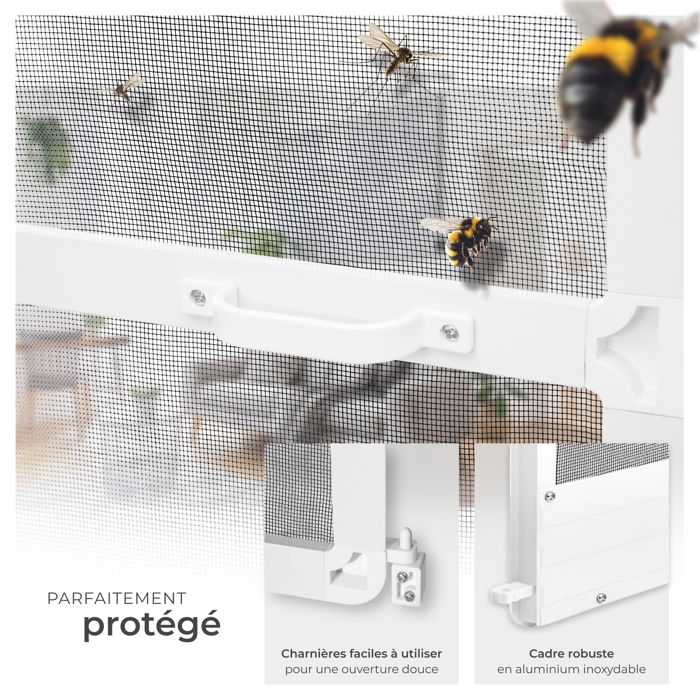 Cadre Moustiquaire Ajustable