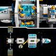 LEGO® 60349 City La Station Spatiale Lunaire, Ensemble Inspiré de la NASA, Jouet sur l'Espace, avec Astronautes, Enfants 6 Ans-3